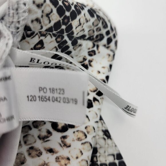 Eloquii Women's Column Snake Skin Knee Lgth Pencil Skirt Pull On Stretch Size 22 - Picture 10 of 12